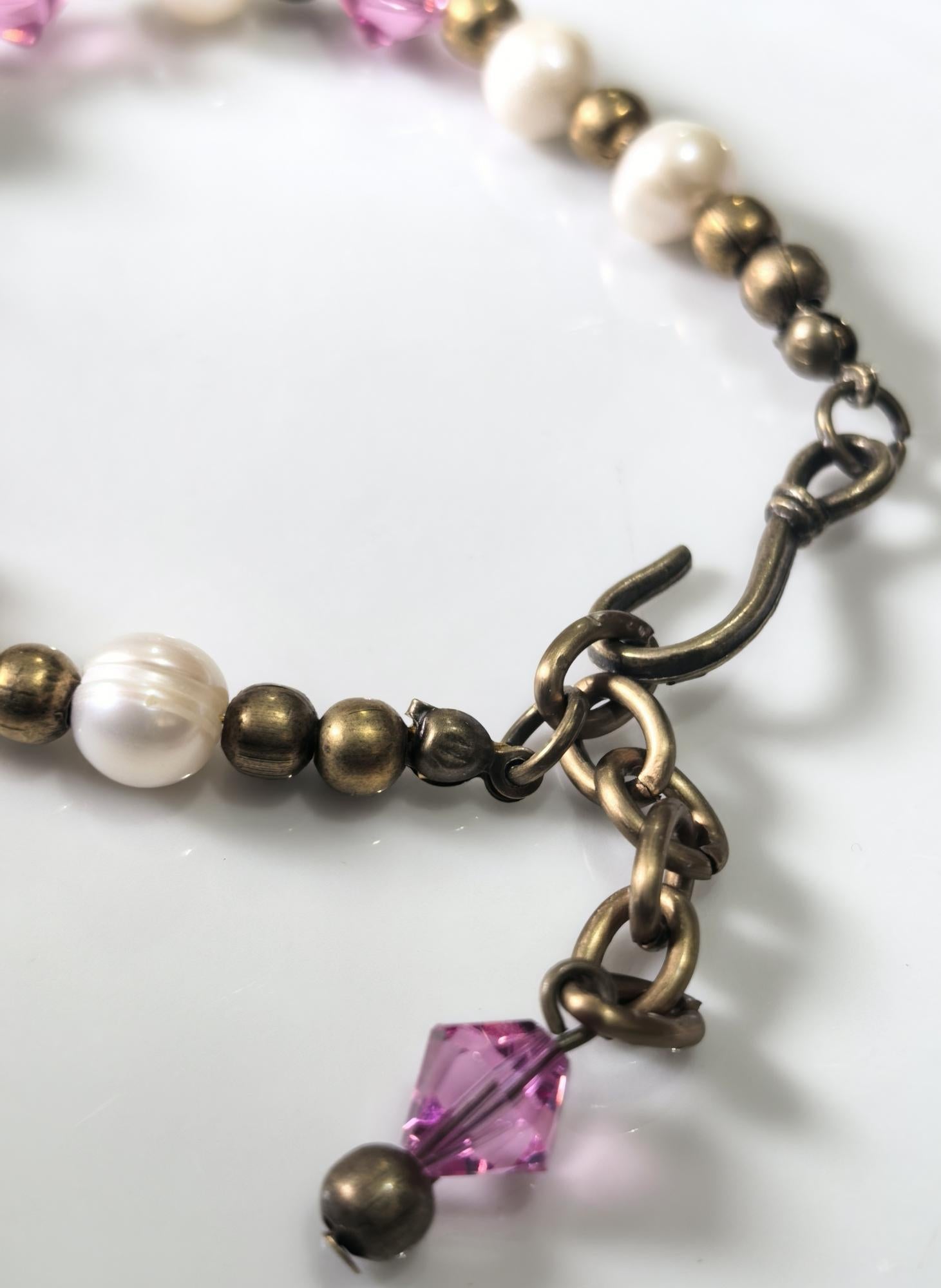 Genuine Pearl Natural Stone Bracelet – Pink – THINBLACK®