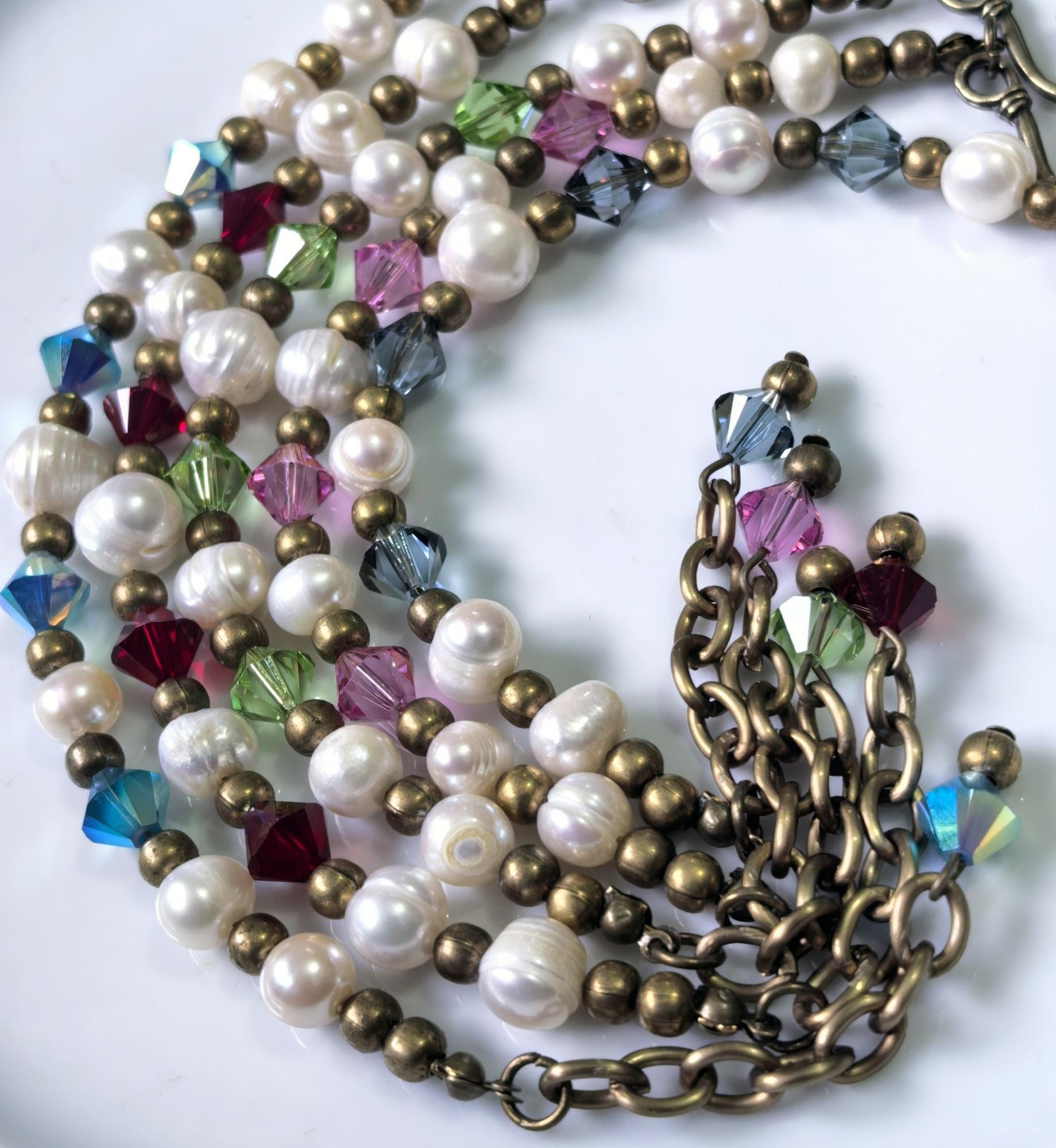 Genuine Pearl Natural Stone Bracelet – Pink – THINBLACK®