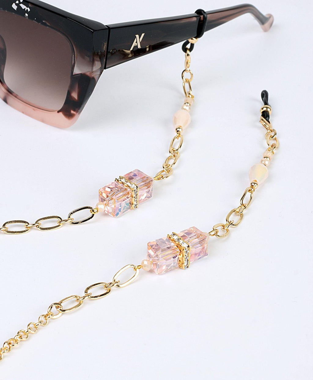 Handmade Eyewear Chain Genuine Zircon