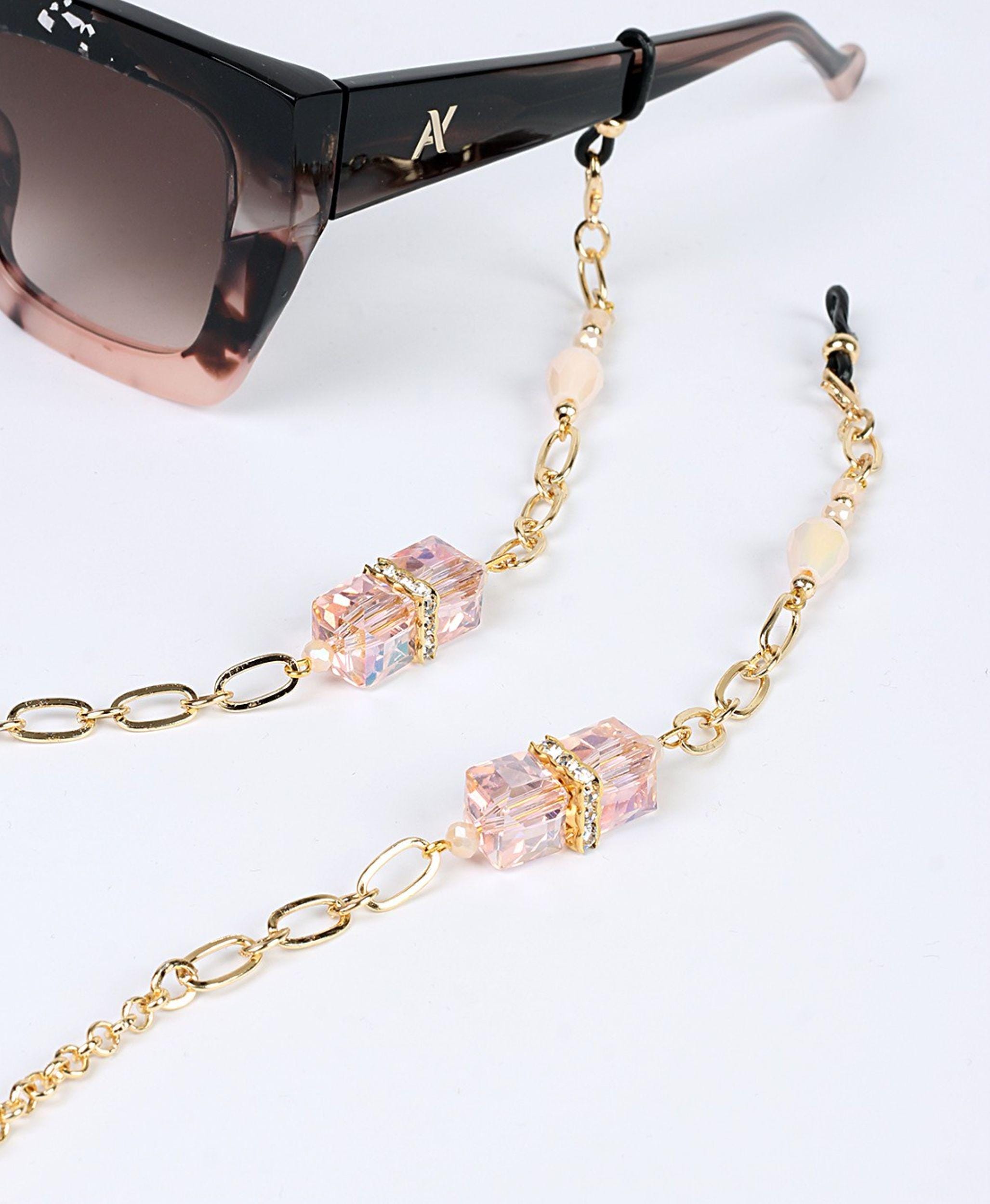 Handmade Eyewear Chain Genuine Zircon