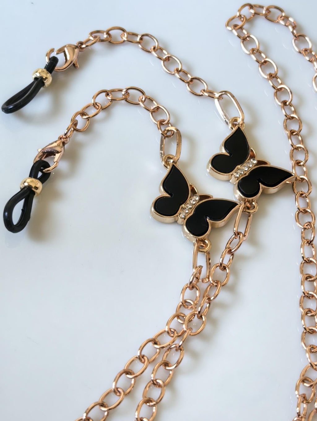 Handmade Rose Chain Genuine Zircon