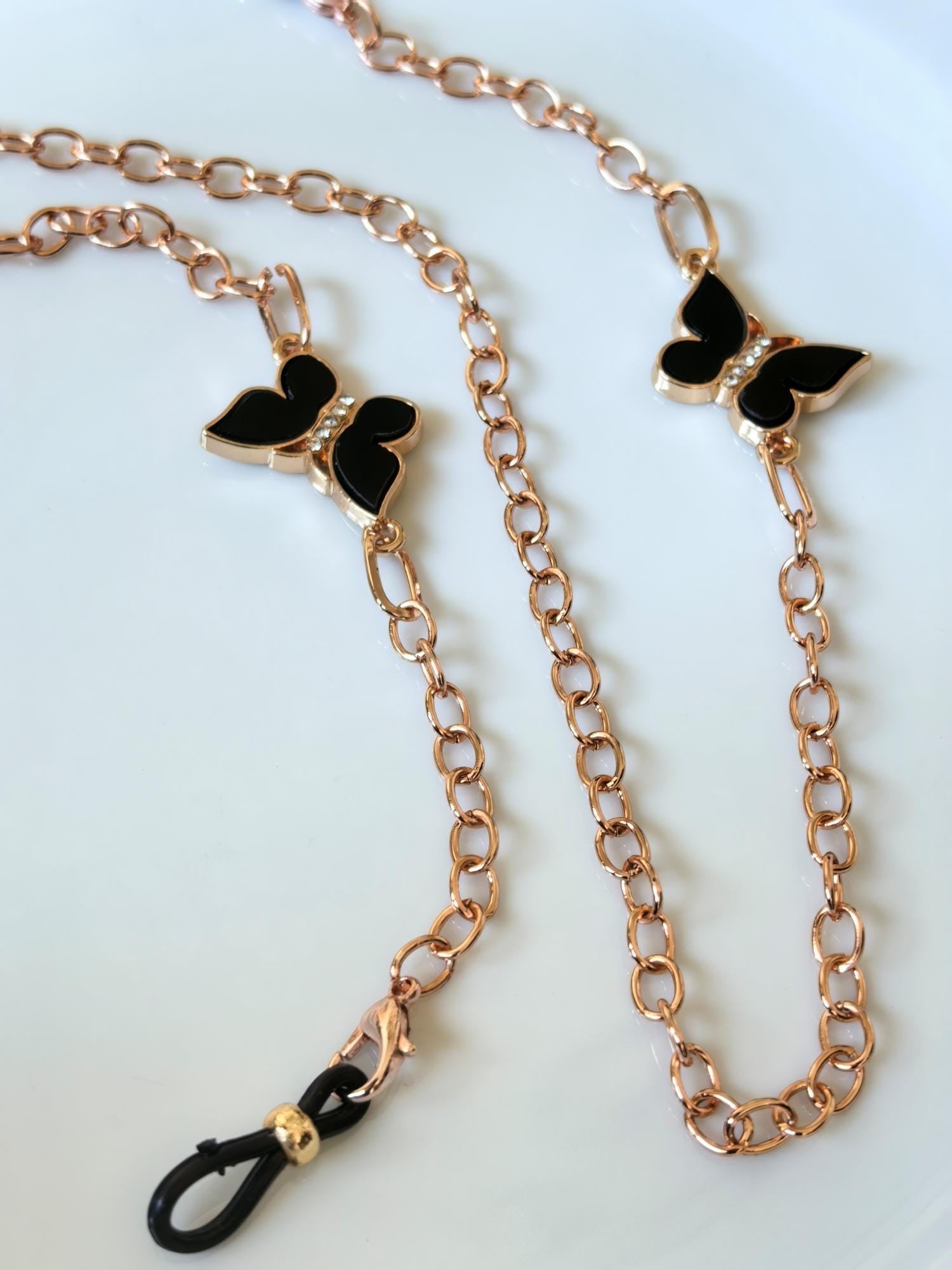 Handmade Rose Chain Genuine Zircon